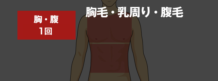 ゴリラクリニックの胴全体脱毛 1回トライアル<?php echo $trial_body; ?>円